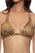 Luli Fama Safari Sunsets Triangle Halter Top